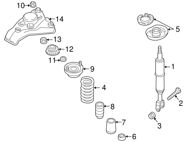 STOSSDAEMP 3B0413031Q