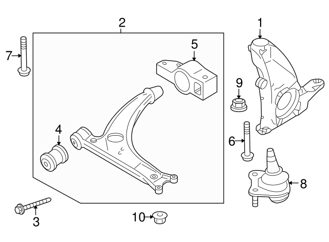 Mount Bracket 3C0199231F