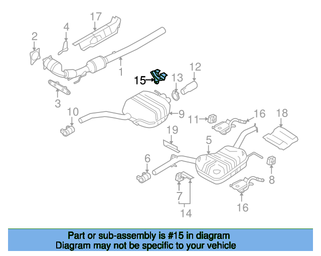 Rear Bracket 3C0253144A