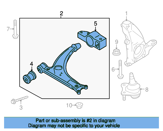 Lower Control Arm 3C0407151H