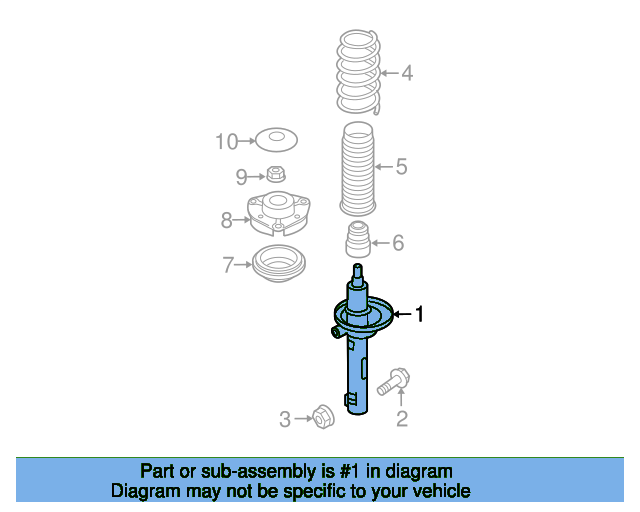 STOSSDAEMP 3C0413031AS