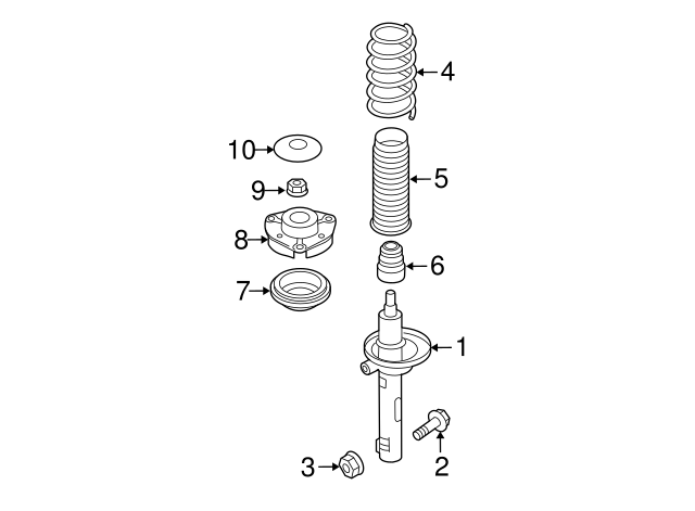 STOSSDAEMP 3C0413031AS