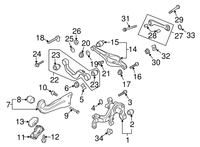 Trailing Arm 3C0505224F