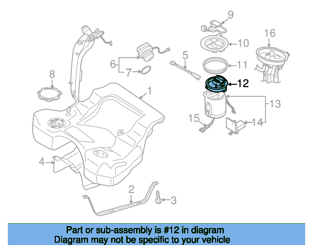 Flange 3C0919679D