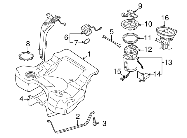 Flange 3C0919679D