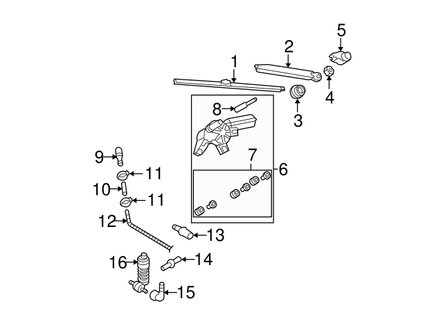 Wiper Blade 3C9955425