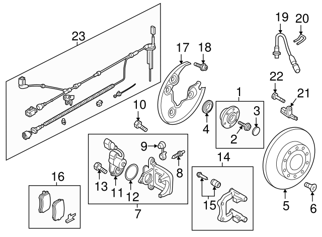 Hub Assembly 3G0598611A