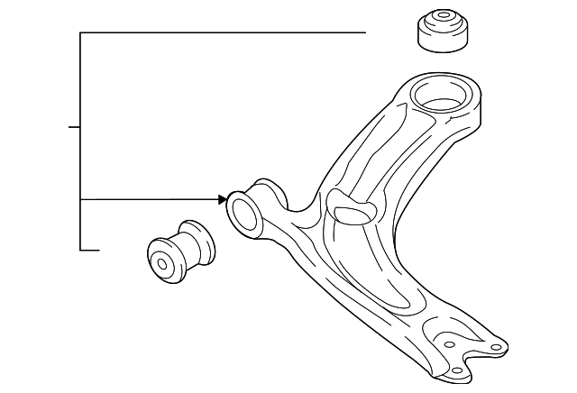 Lower Control Arm 3Q0407151S