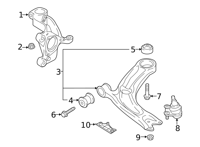 QUERLENKER 3Q0407152S