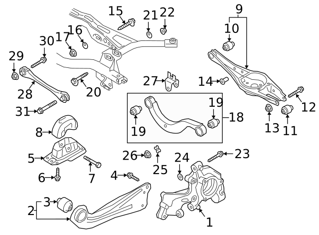 Lower Control Arm 3Q0505311G