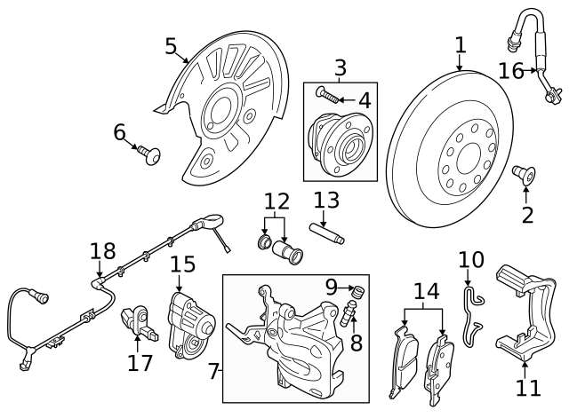 Caliper 3Q0615424FSL7