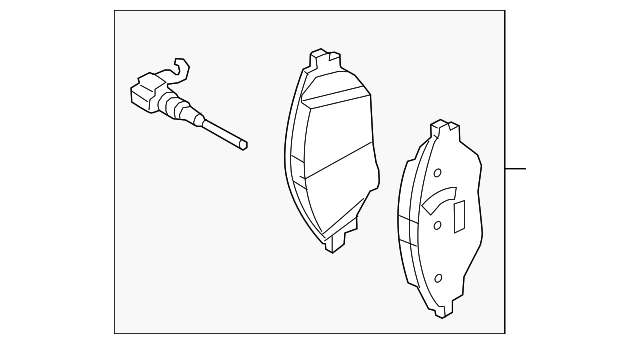 Disc Brake Pad Set 3Q0698151B