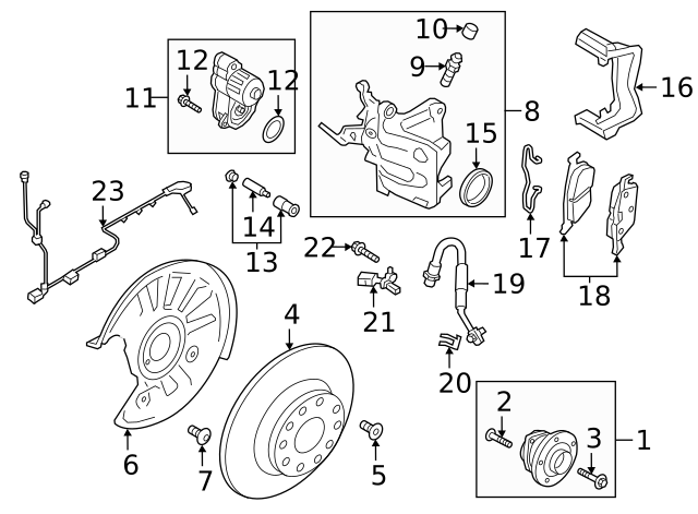 BREMSBELAG 3Q0698451E