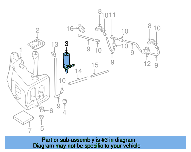 Washer Pump 431955651