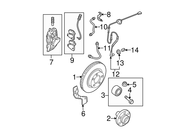 Hub Bolt 4B0407643