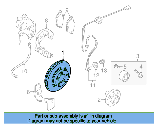 BREMSSCHEI 4B0615301B