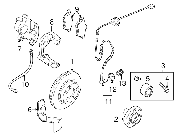 BREMSSCHEI 4B0615301B