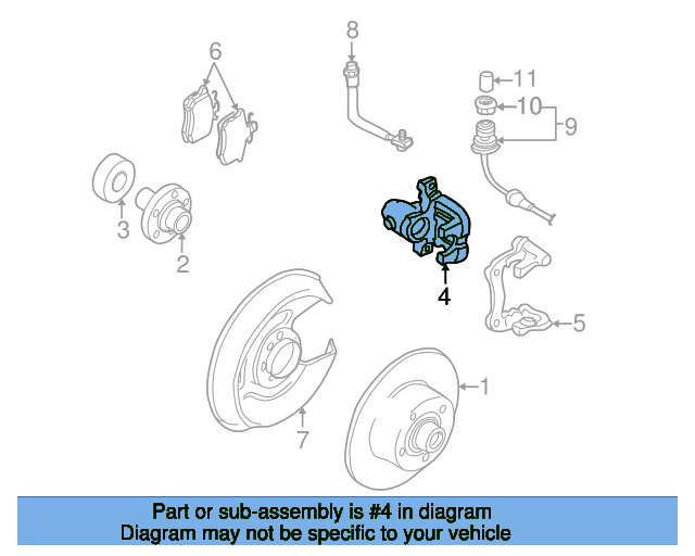 Caliper 4B0615423