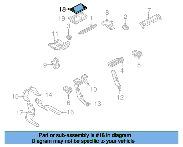 FILTER INSERT WITH ODOR FILTERING IS VAG 4B0819439C