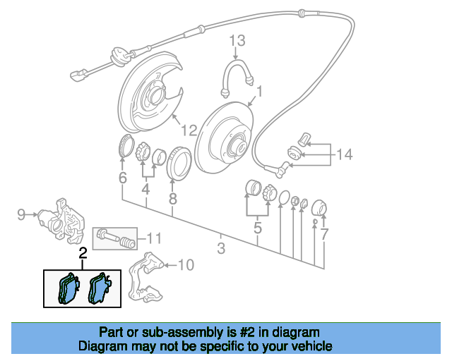 BREMSBELAG 4D0698451F