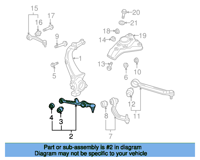 Lower Control Arm 4E0407151K