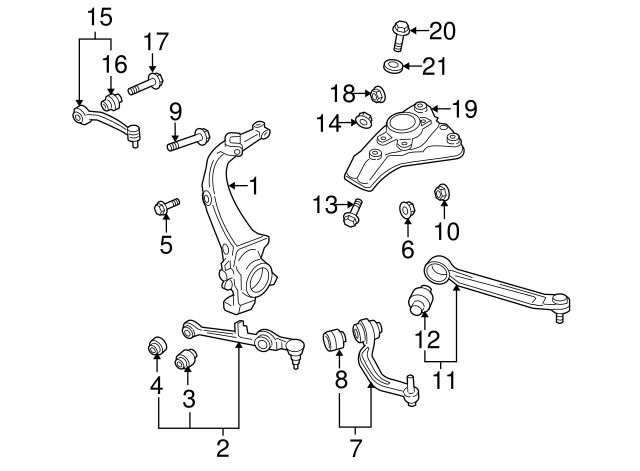 Lower Control Arm 4E0407151K