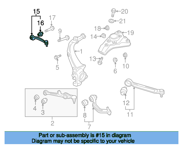 Rear Upper Control Arm 4E0407509F