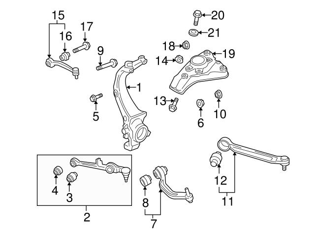 Rear Upper Control Arm 4E0407509F