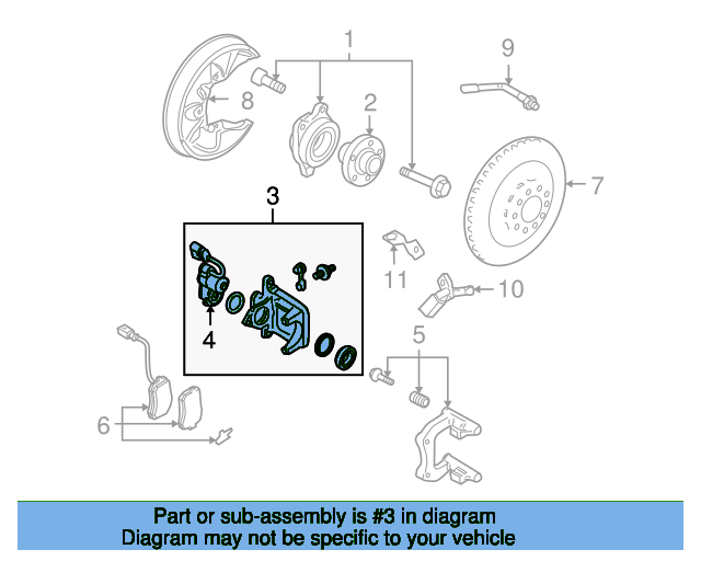 Caliper 4E0615403C