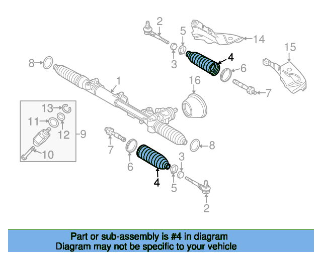 Tie Rod Boot 4F0422831