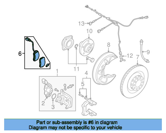 Disc Brake Pad Set 4F0698451F