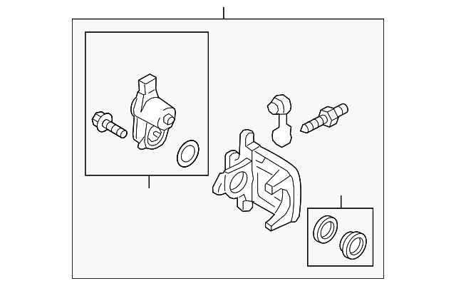 Caliper Assembly 4G0615403C