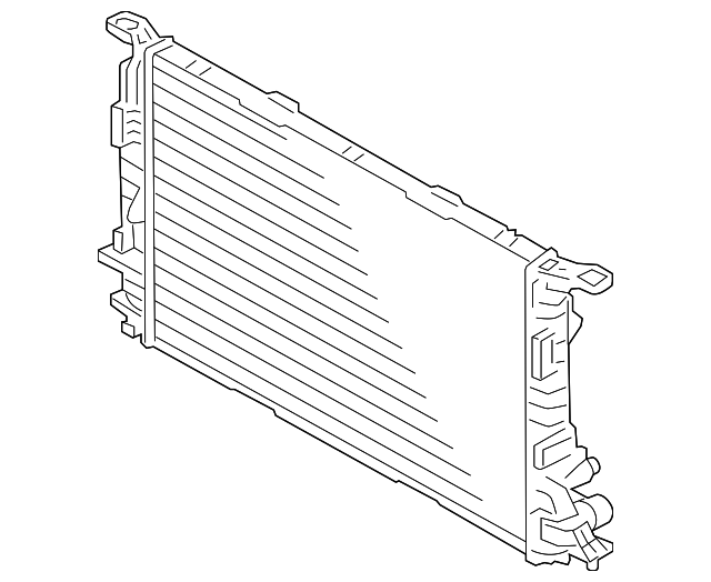 Auxiliary Radiator 4H0145804B