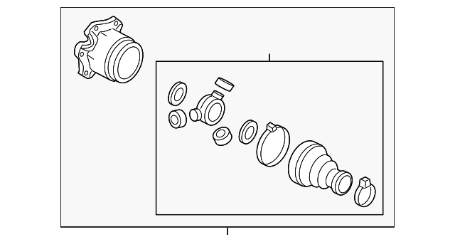 Inner Joint Assembly 4H0498103AX