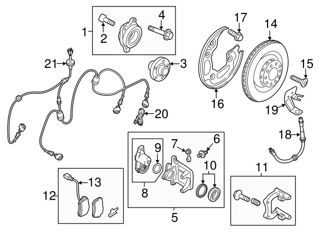 Caliper 4H0615403A