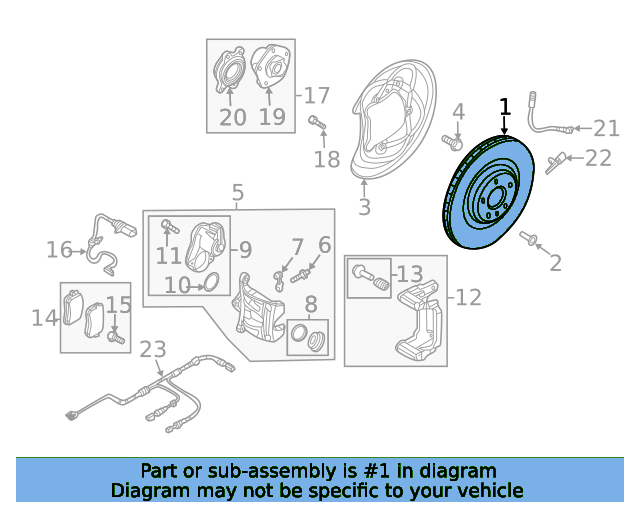 BREMSSCHEI 4M0615601AD