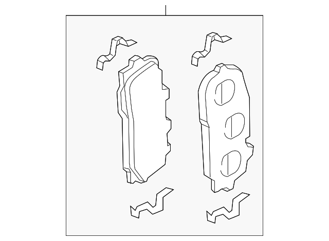 BREMSBELAG 4M0698151BD