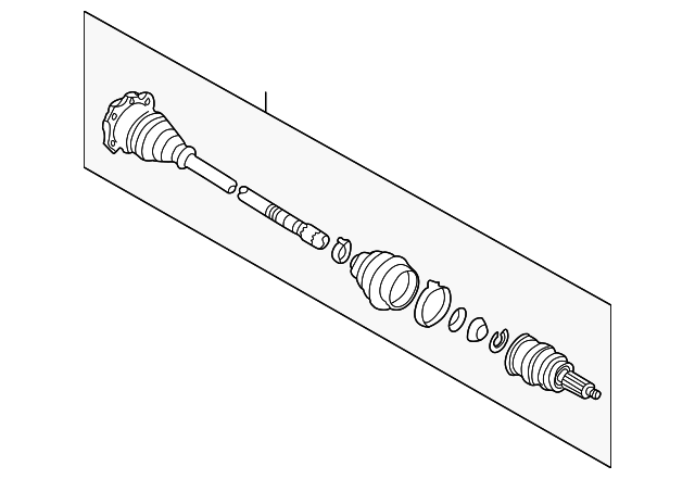 Cv Axle Assembly 4Z7407271E