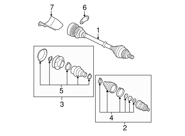 Axle Assembly 5C0407272CN