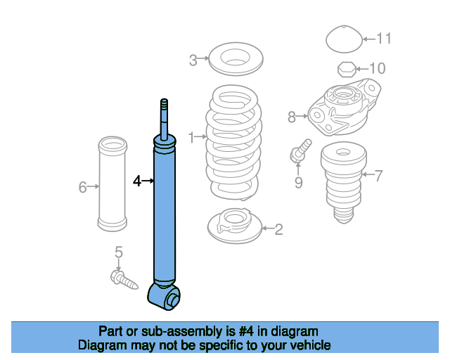 Shock Absorber 5C0513029E