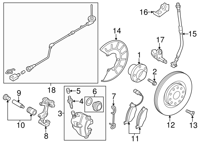 Disc Brake Rotor 5C0615301D