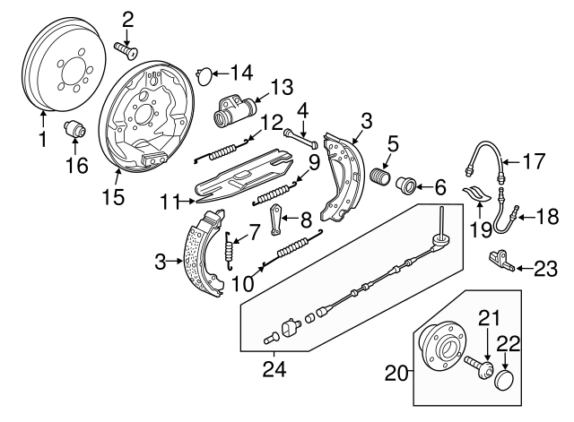 Brake Shoes 5C0698545