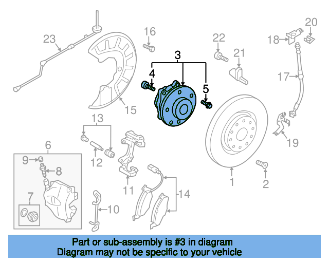 Wheel Bearing Kit 5K0498621