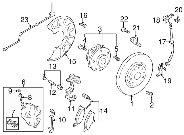 Wheel Bearing Kit 5K0498621