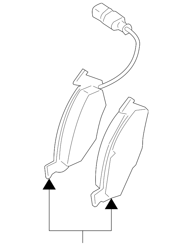 Brake Pad Set, disc brake 5K0698151