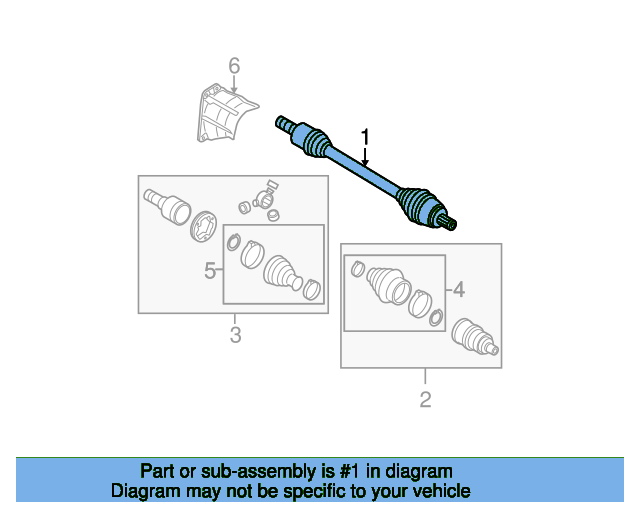 Axle Assembly 5N0407762F