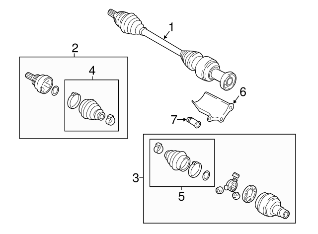 Drive Shaft 5N0407763