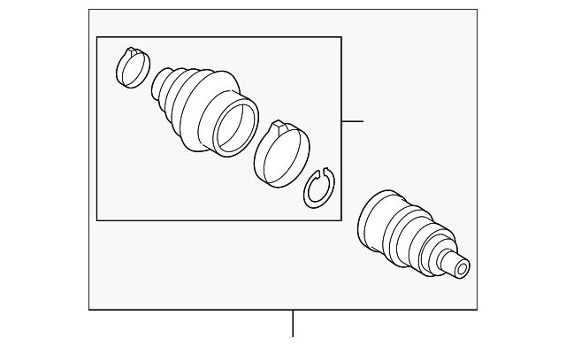 Outer Joint Assembly 5N0498099B