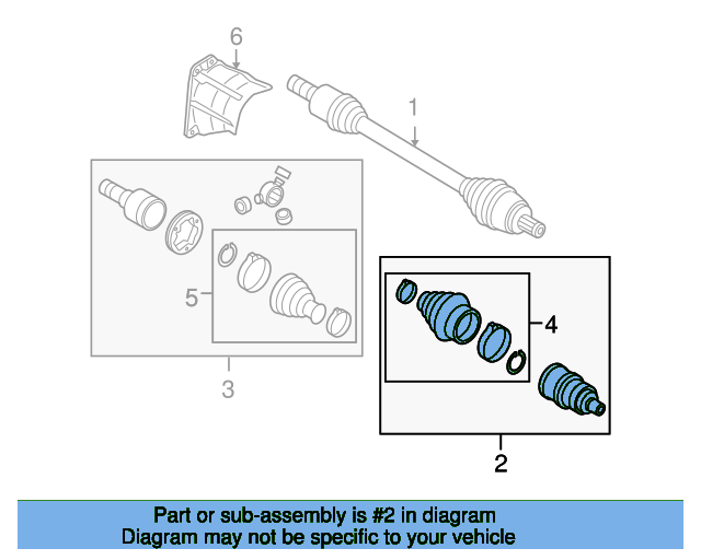 Outer Joint Assembly 5N0498099B