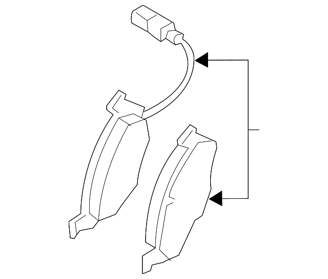 BREMSBELAG 5N0698151